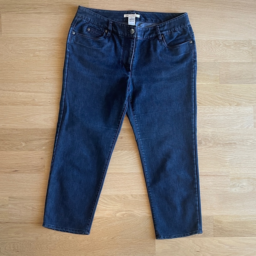 Kenneth Cole New York Dark Blue Capri Jeans